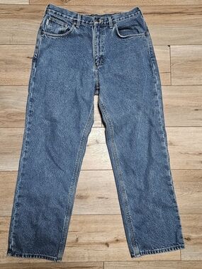 Carhartt Men's Straight-Leg Denim Jeans in Blue